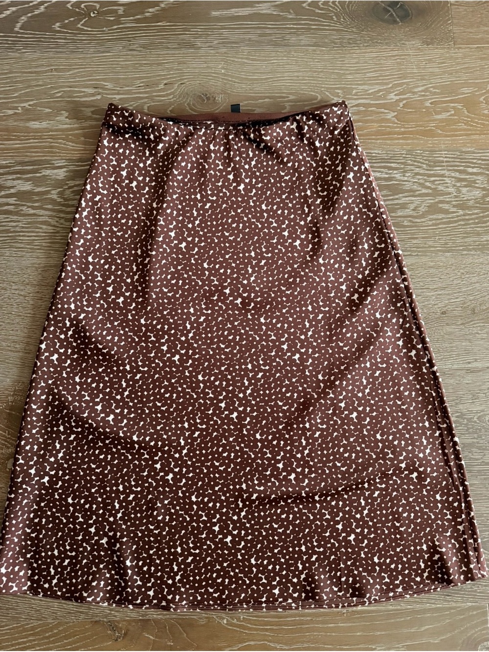 J. Crew Brown Midi Slip Skirt size Medium